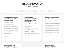 Tablet Screenshot of blog.pemato.de